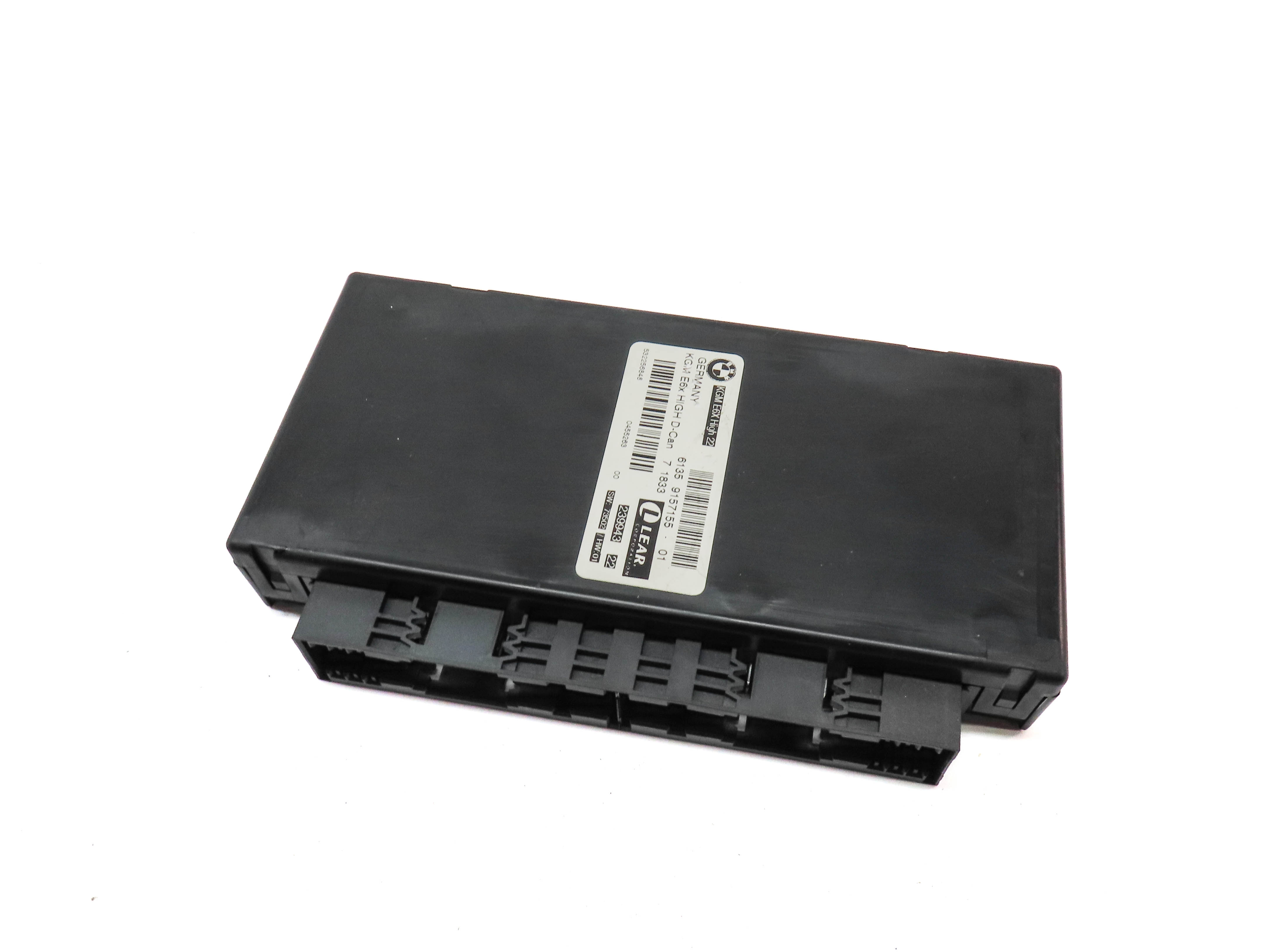 2008-2010 BMW 528i 535i 550i 650i M5 M6 (E60 E63) GATEWAY BODY CONTROL MODULE — exact item pictured